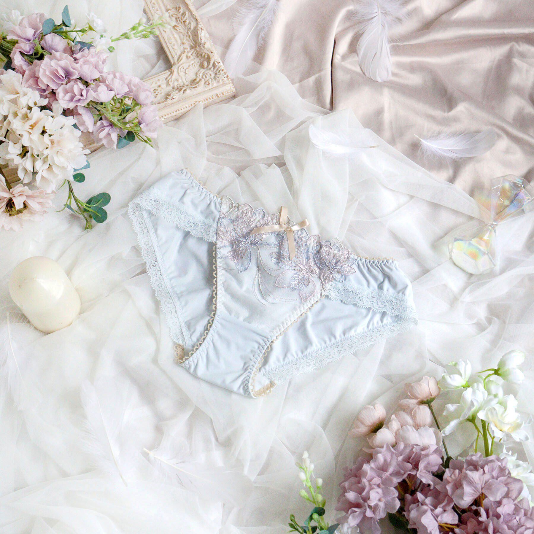 Risa Magli「ジェシカ ノーマルショーツ」|インナー|ブルー(092)