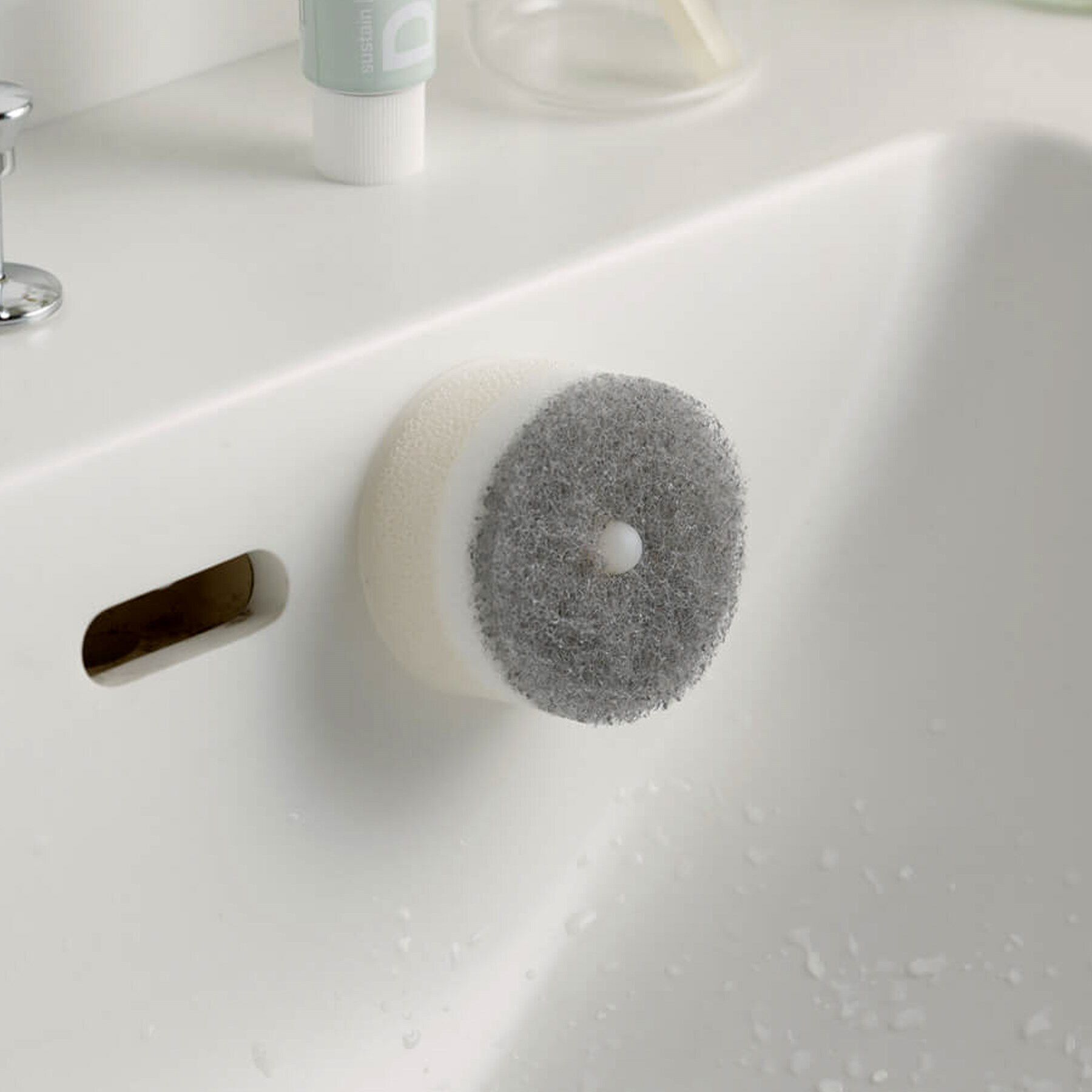 212 KITCHEN STORE「洗面スポンジ POCO吸盤付き GY」|その他|