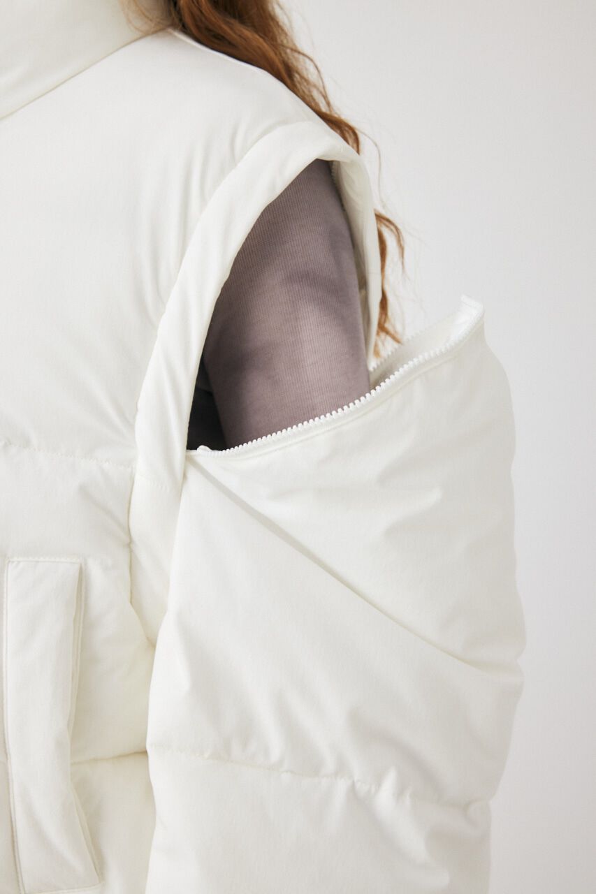 MOUSSY「CROPPED PUFFER DETACHABLE ジャケット」|その他|