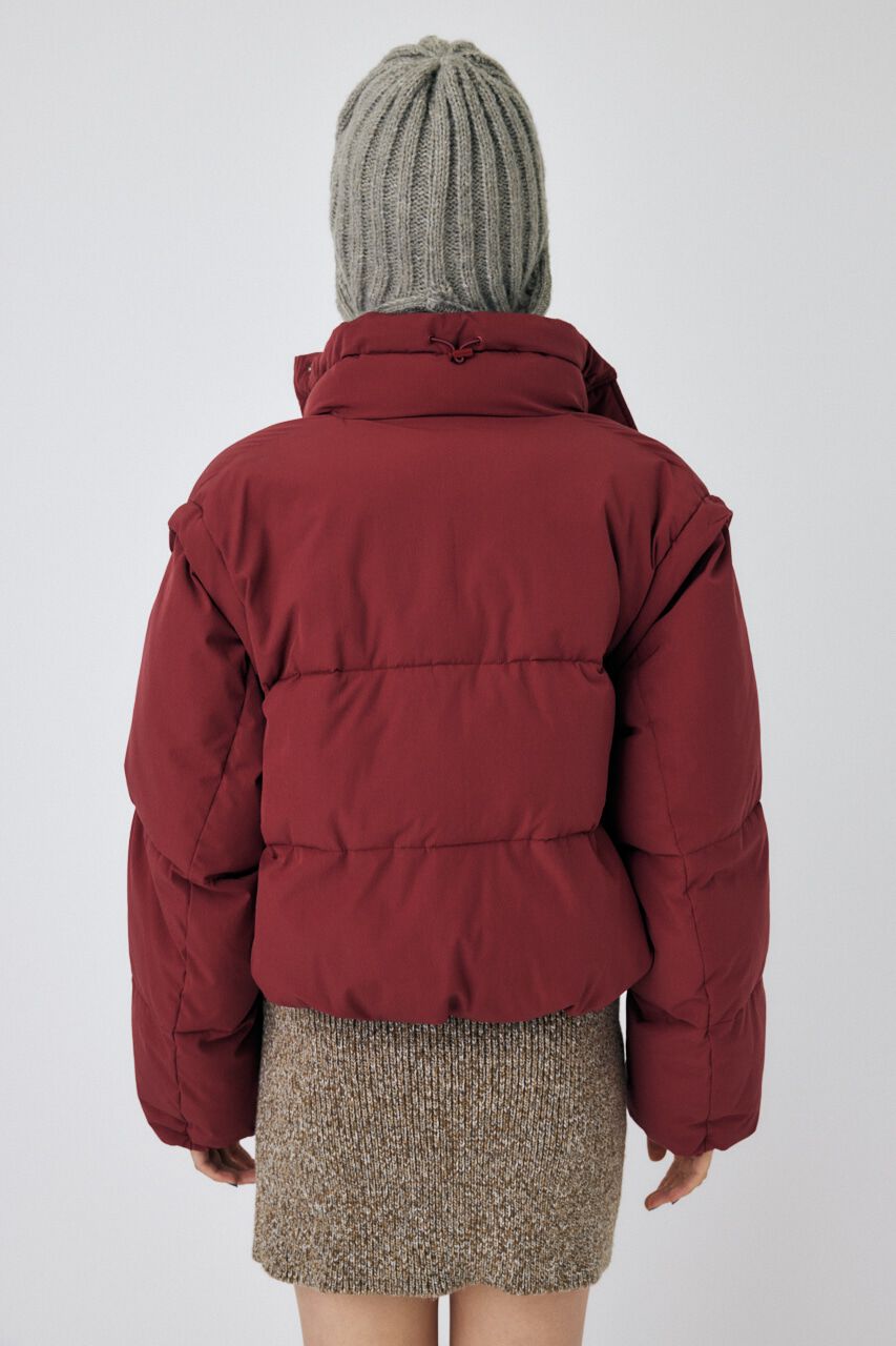 MOUSSY「CROPPED PUFFER DETACHABLE ジャケット」|その他|