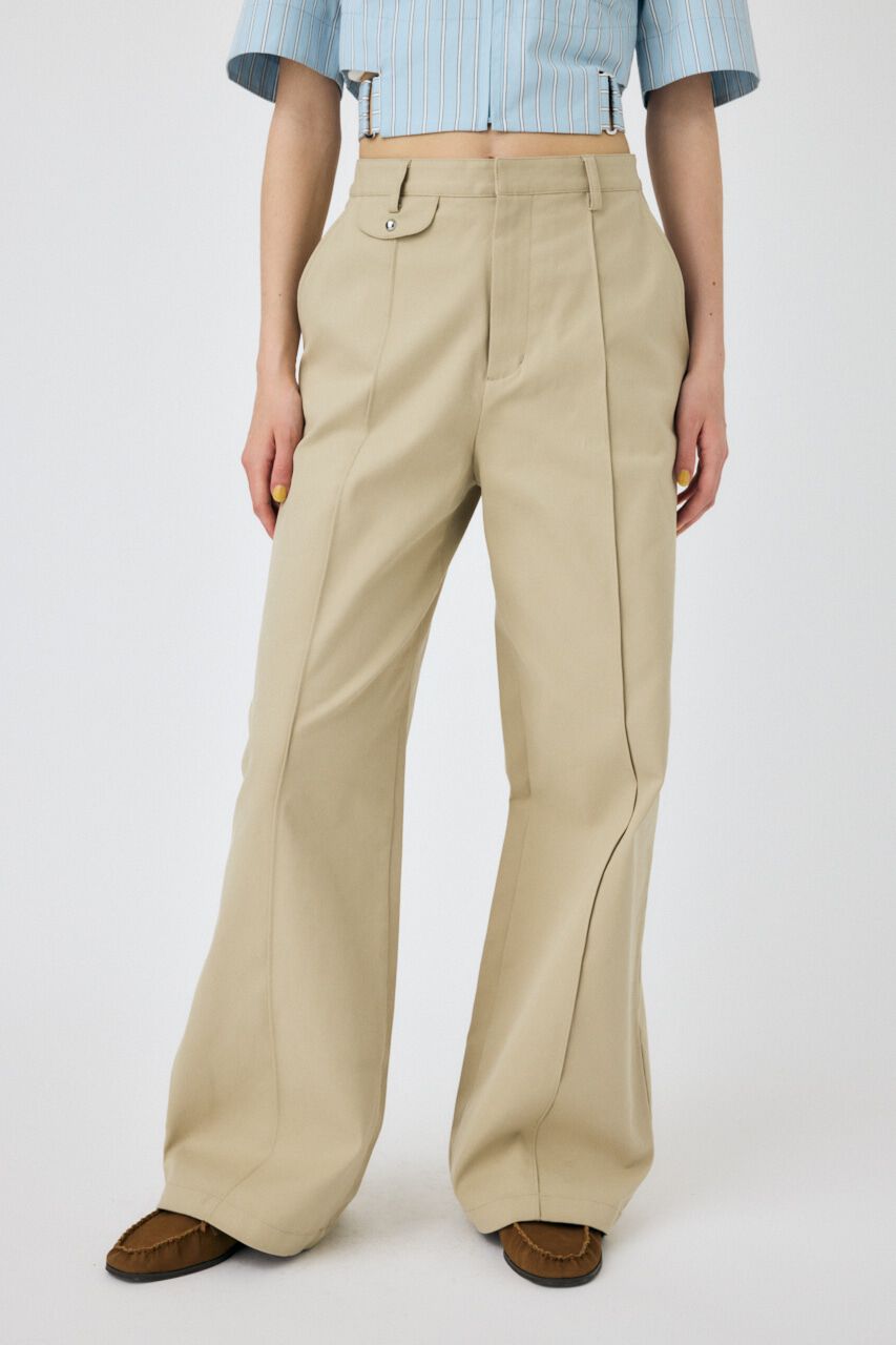 MOUSSY「PINTUCK CHINO パンツ」|その他|BEG