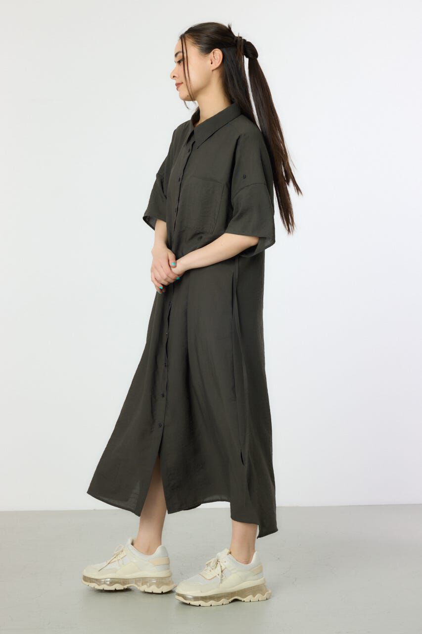 RODEO CROWNS「エアリータッチシャツワンピース」|ワンピース|