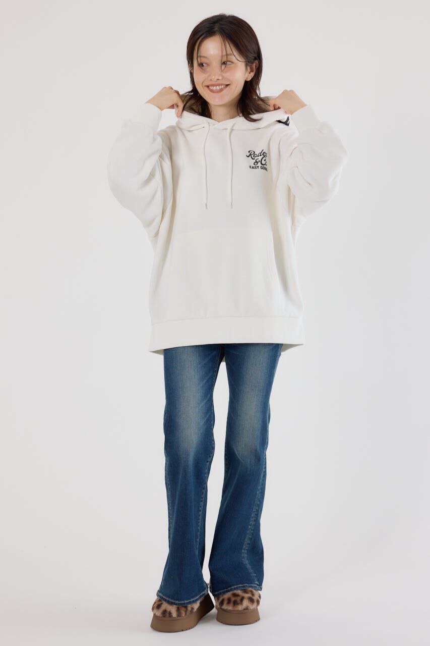 RODEO CROWNS「バックエンボススクリプトロゴパーカー」|パーカー|