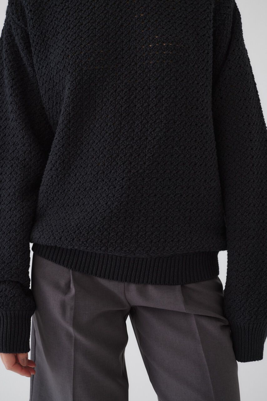 RIM.ARK 「Pattern knitting cotton knit」|ニット・セーター|