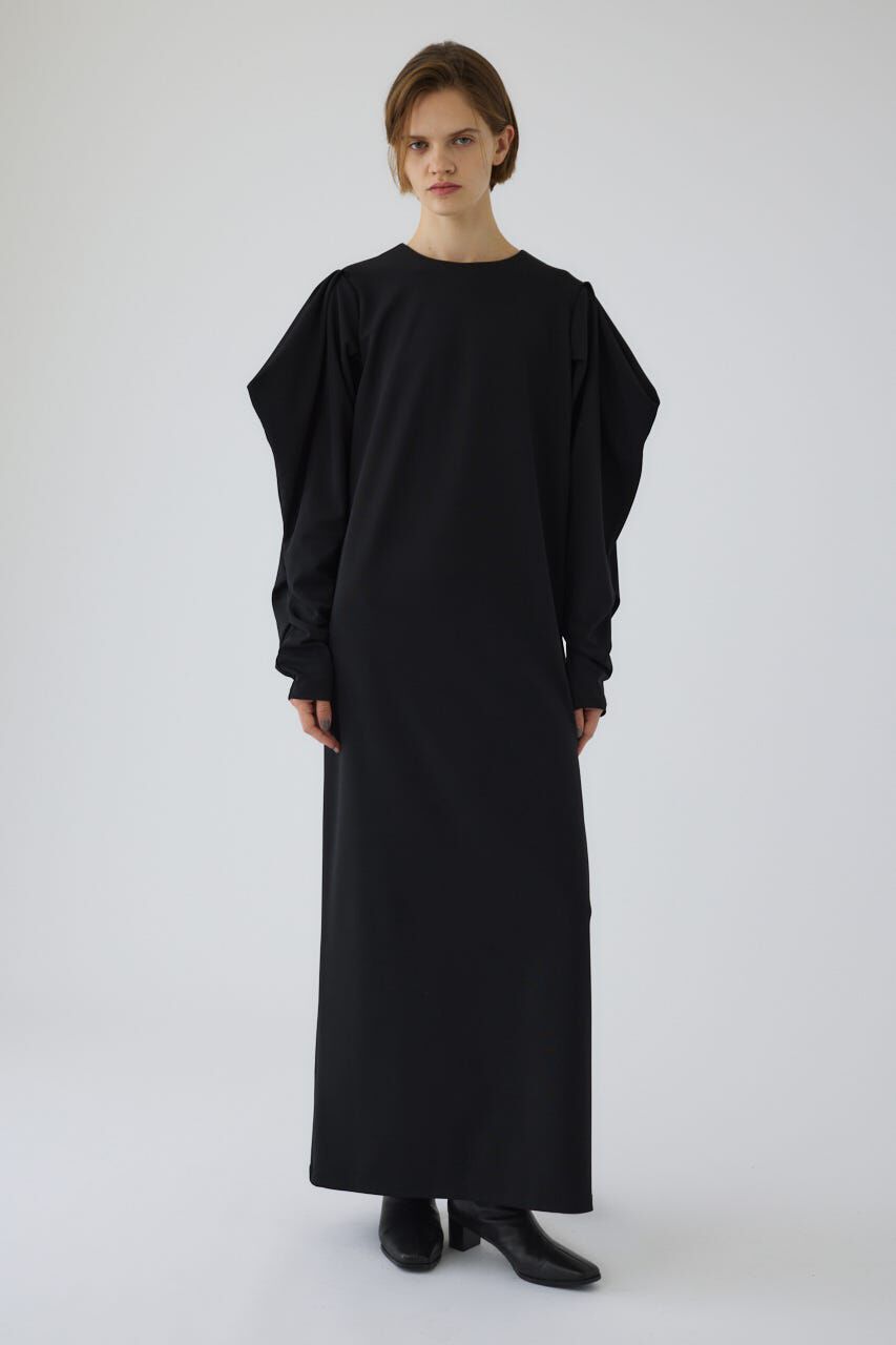 RIM.ARK 「Drape sleeve cut dress」|ワンピース|BLK