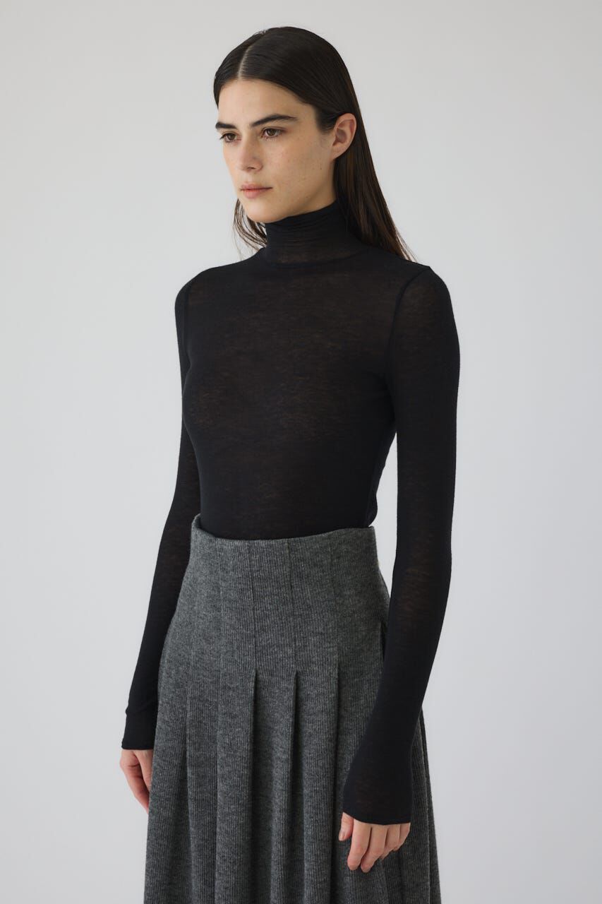 RIM.ARK 「Soft touch silk mix inner tops」|Tシャツ・カットソー|BLK