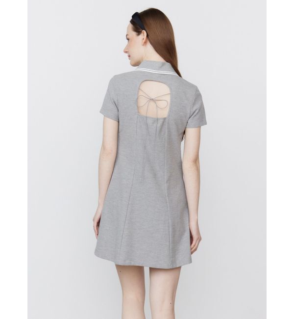 CALNAMUR「BACK OPEN POLO OP/バックオープンポロワンピース」|ワンピース|