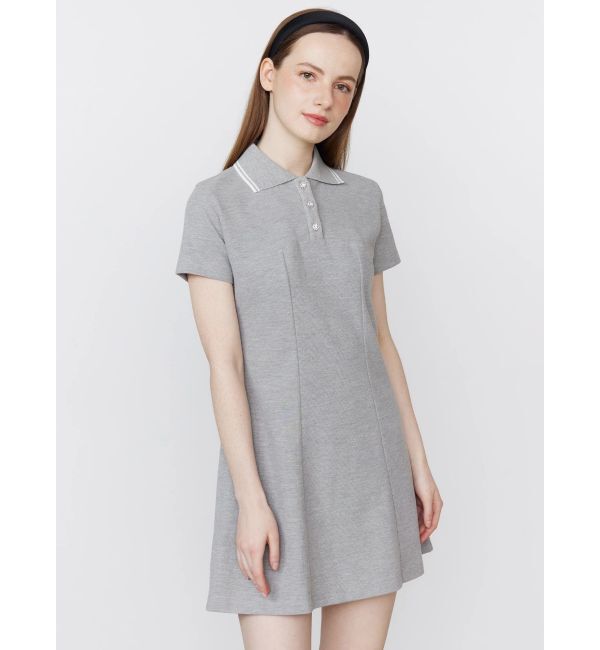 CALNAMUR「BACK OPEN POLO OP/バックオープンポロワンピース」|ワンピース|