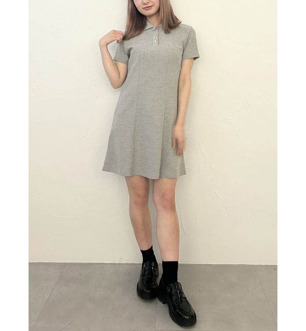 CALNAMUR「BACK OPEN POLO OP/バックオープンポロワンピース」|ワンピース|