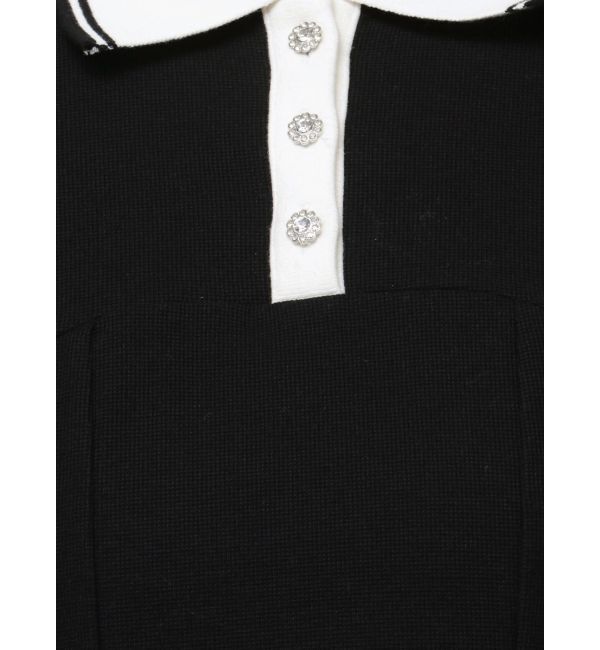 CALNAMUR「BACK OPEN POLO OP/バックオープンポロワンピース」|ワンピース|