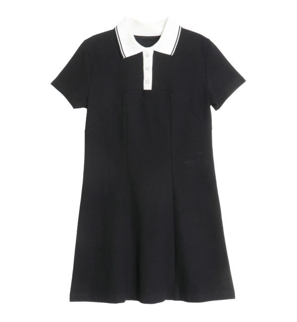 CALNAMUR「BACK OPEN POLO OP/バックオープンポロワンピース」|ワンピース|