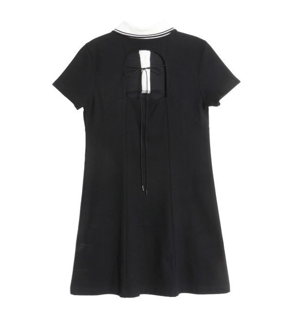 CALNAMUR「BACK OPEN POLO OP/バックオープンポロワンピース」|ワンピース|