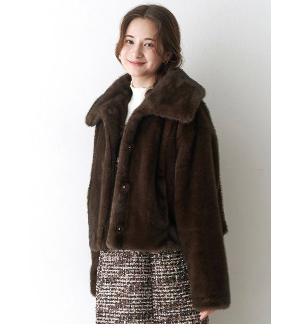 CALNAMUR「クラシックツイードロングワンピース」|ワンピース|