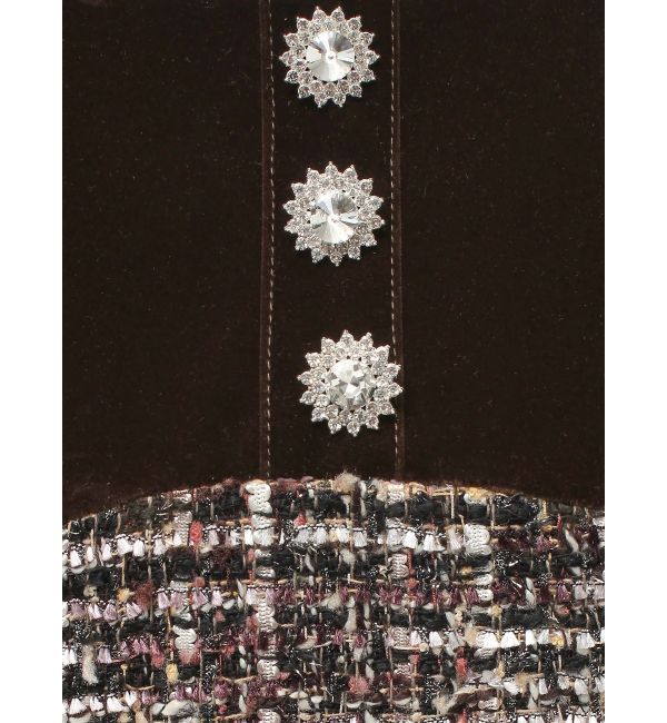 CALNAMUR「クラシックツイードロングワンピース」|ワンピース|