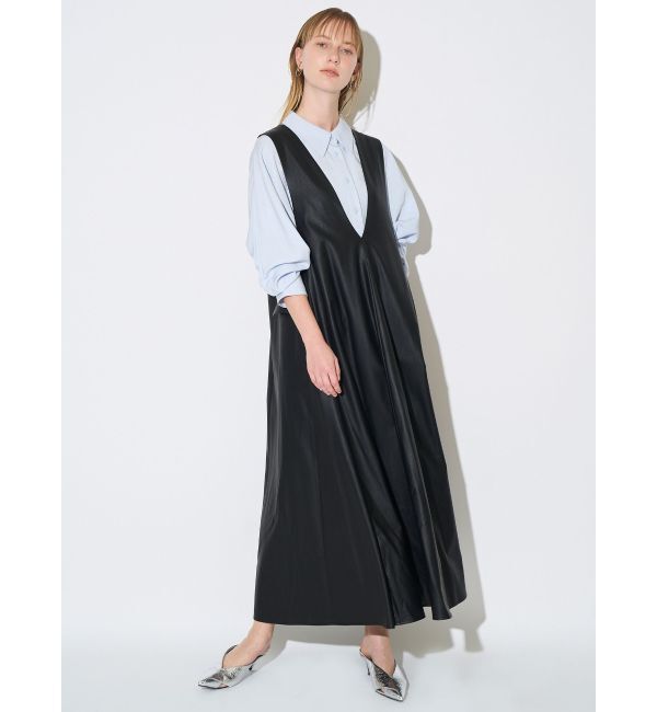 ELENDEEK「BACK BELT A-LINE OP」|ワンピース|