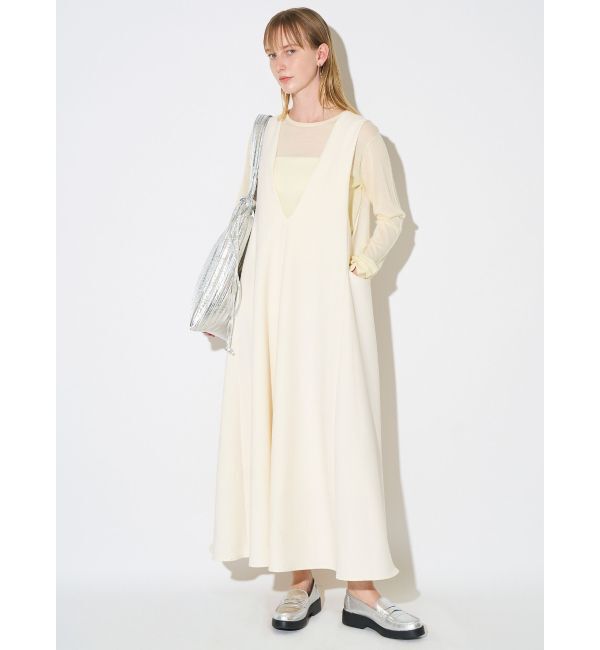 ELENDEEK「BACK BELT A-LINE OP」|ワンピース|