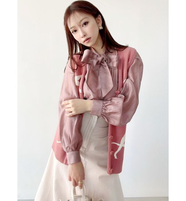 RESEXXY「ニュアンスパターンニットベスト【セットアップ着用可能】」|その他|