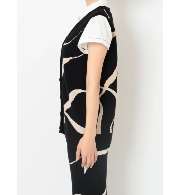 RESEXXY「ニュアンスパターンニットベスト【セットアップ着用可能】」|その他|