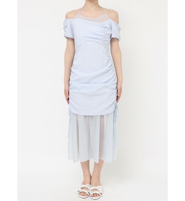 RESEXXY「シアーレイヤードギャザーワンピース」|ワンピース|