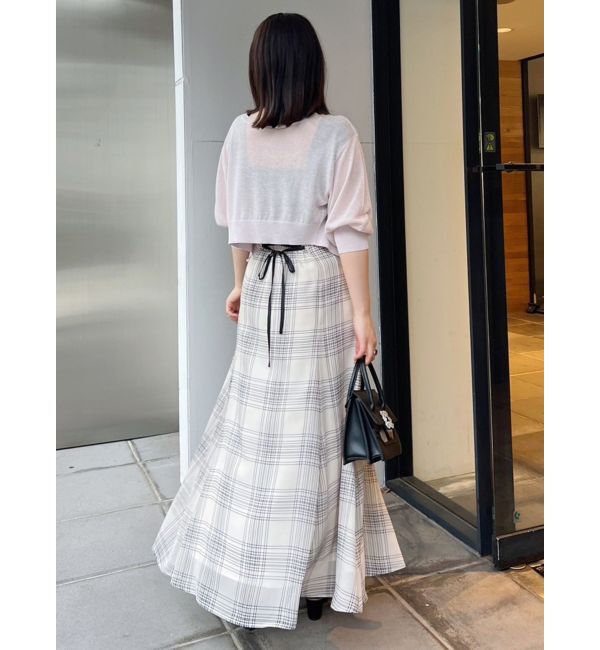 MERCURYDUO「ベアニットドッキングコルセットワンピース」|ワンピース|