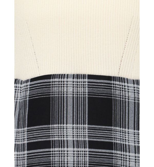 MERCURYDUO「ベアニットドッキングコルセットワンピース」|ワンピース|