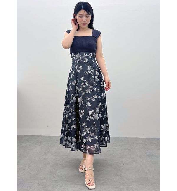 MERCURYDUO「ベアニットドッキングコルセットワンピース」|ワンピース|