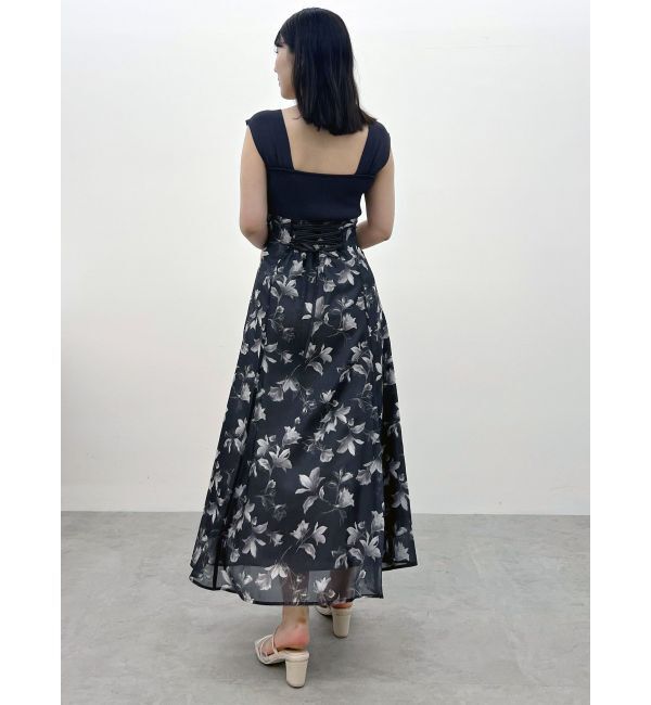 MERCURYDUO「ベアニットドッキングコルセットワンピース」|ワンピース|