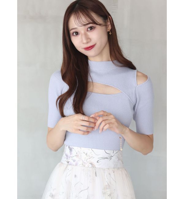 MERCURYDUO「2WAYカットアウトニット」|ニット・セーター|