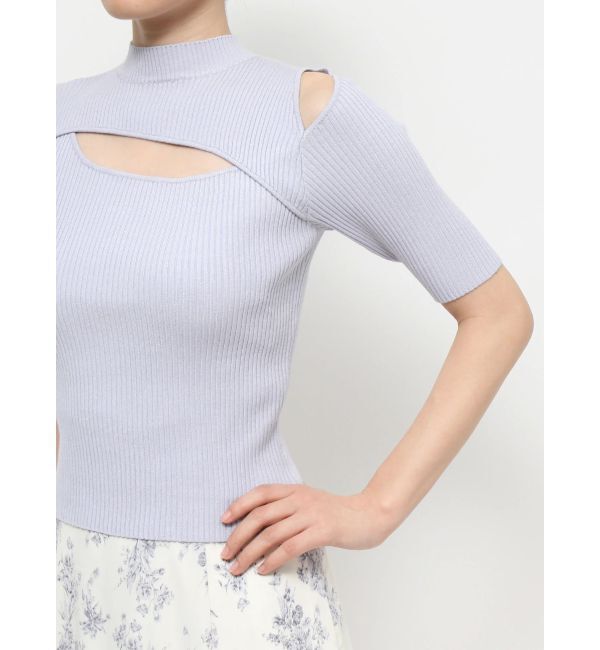 MERCURYDUO「2WAYカットアウトニット」|ニット・セーター|