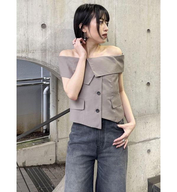 MURUA「オフショルマニッシュブラウス」|シャツ・ブラウス|