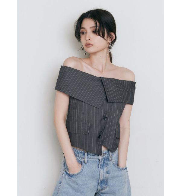 MURUA「オフショルマニッシュブラウス」|シャツ・ブラウス|