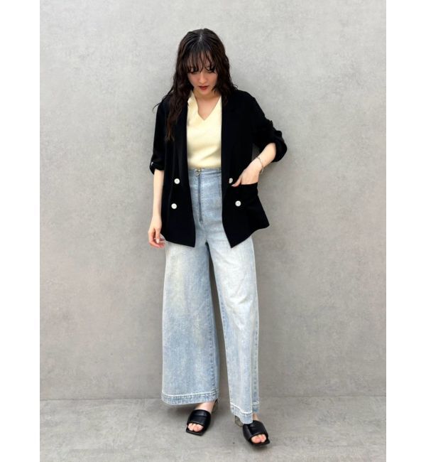 LAGUNAMOON「【riiさんコラボカラー・サイズあり】ロールアップジャケット」|テーラードジャケット|