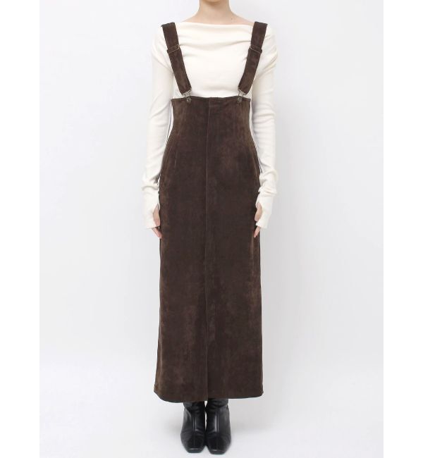 LAGUNAMOON「【UNIVERSALOVERALLコラボ】サスペンダースカート」|スカート|
