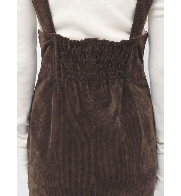 LAGUNAMOON「【UNIVERSALOVERALLコラボ】サスペンダースカート」|スカート|