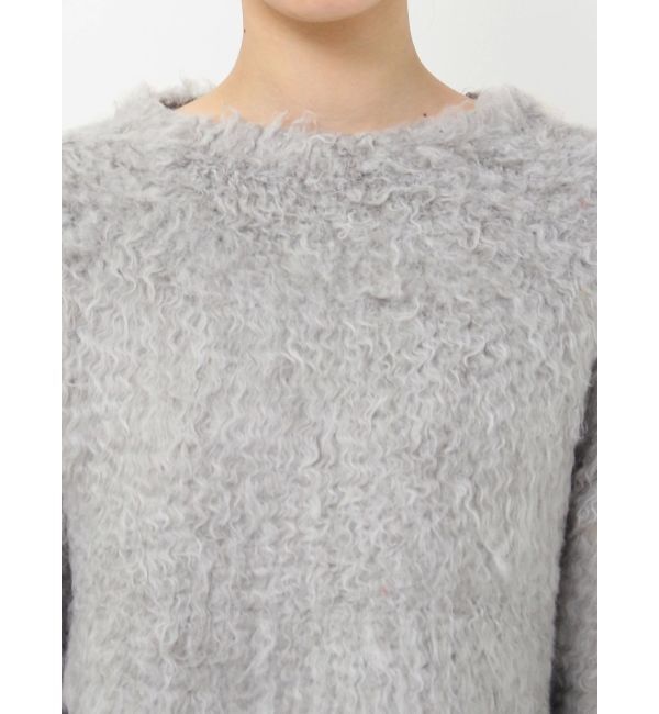 EVRIS「カラーシャギークロップドニットトップス」|ニット・セーター|