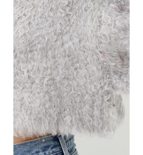 EVRIS「カラーシャギークロップドニットトップス」|ニット・セーター|