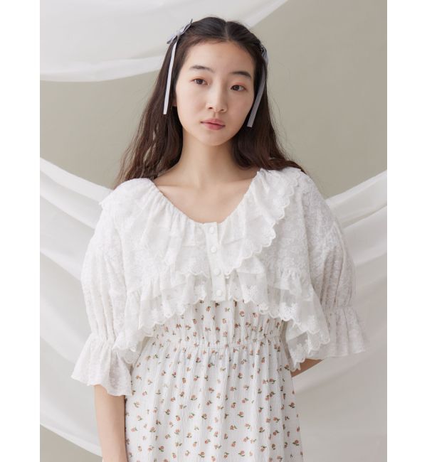 merry jenny「スカラップfrillボレロ」|カーディガン|