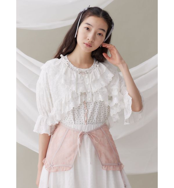 merry jenny「スカラップfrillボレロ」|カーディガン|