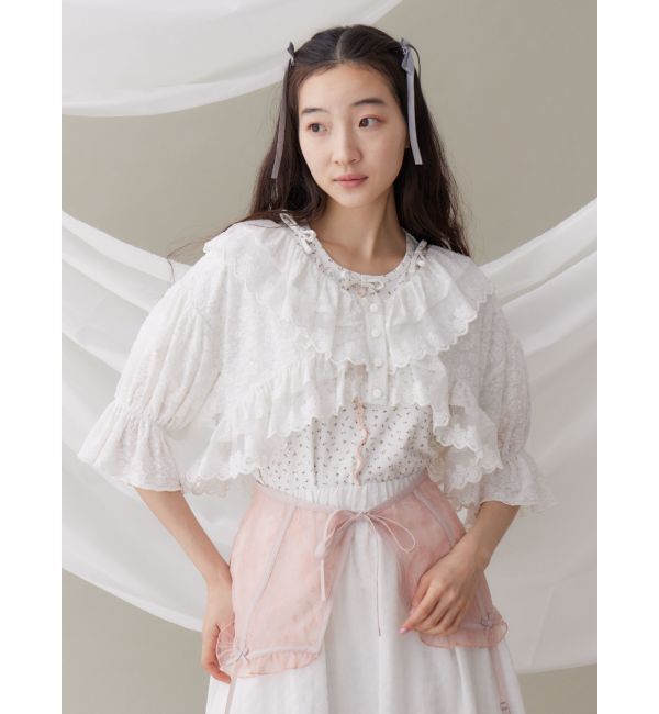 merry jenny「スカラップfrillボレロ」|カーディガン|