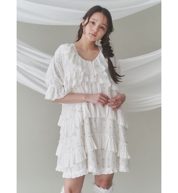 merry jenny「スカラップfrillボレロ」|カーディガン|