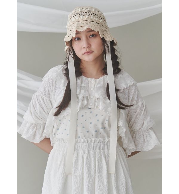 merry jenny「スカラップfrillボレロ」|カーディガン|