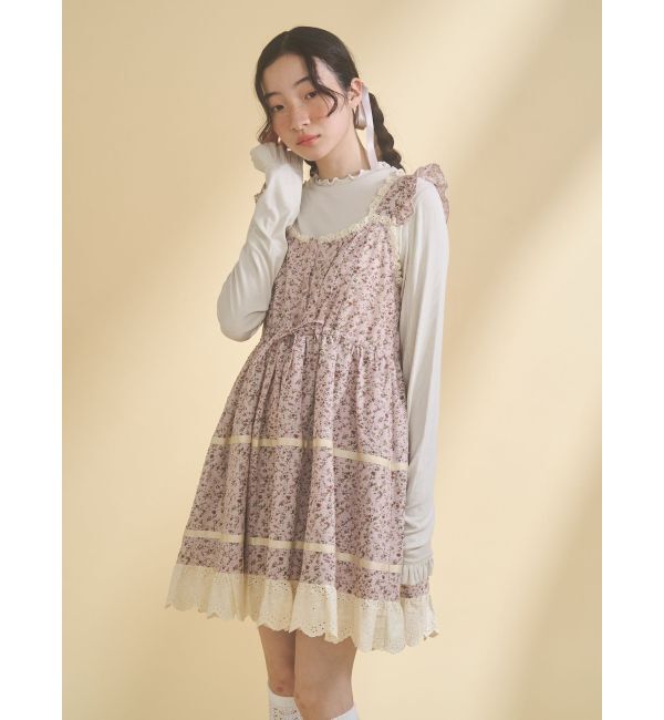 merry jenny「petit flowerフレアミニワンピース」|ワンピース|