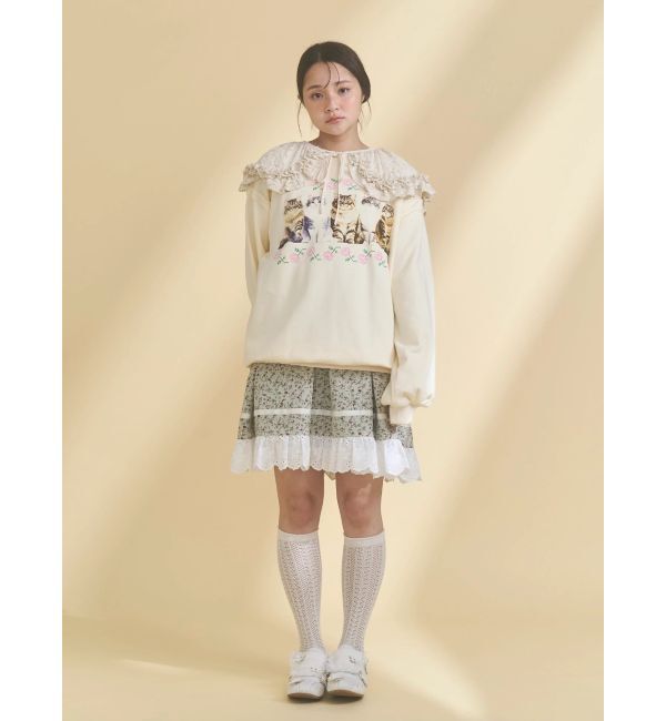 merry jenny「petit flowerフレアミニワンピース」|ワンピース|