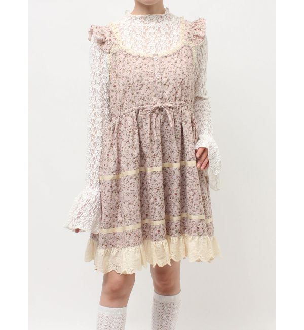 merry jenny「petit flowerフレアミニワンピース」|ワンピース|