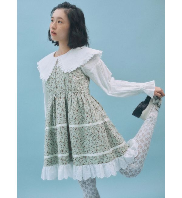 merry jenny「petit flowerフレアミニワンピース」|ワンピース|
