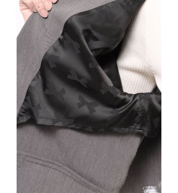 merry jenny「lace slit ribbon jacket」|テーラードジャケット|