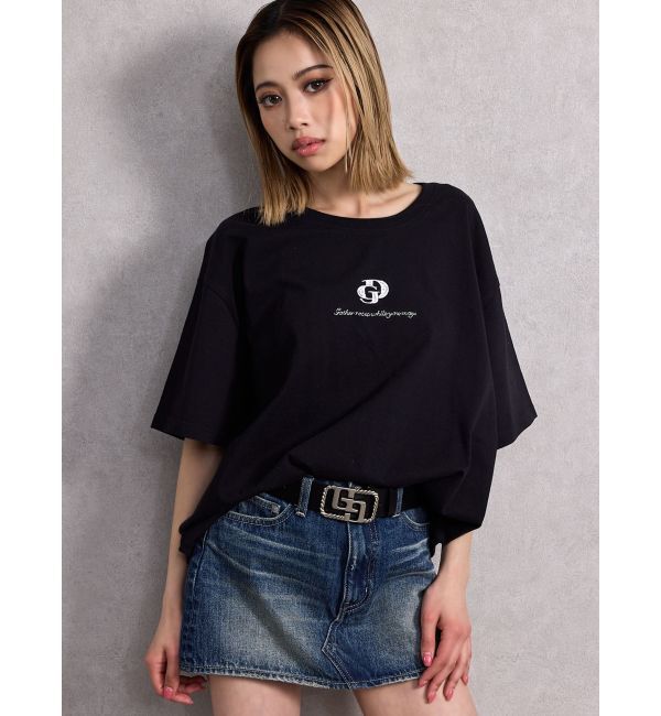 GYDA「Vintageデニムスカートライクショートパンツ」|スカート|