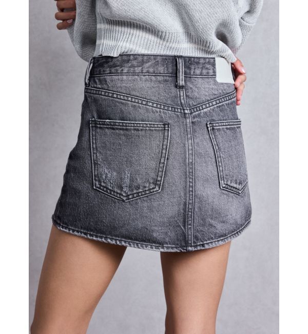 GYDA「Vintageデニムスカートライクショートパンツ」|スカート|