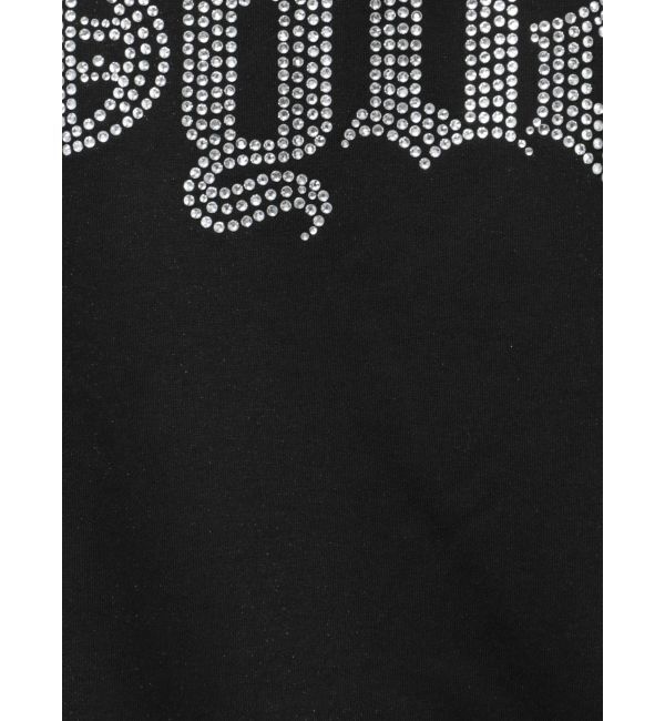 GYDA「BACK GYDAラインストーンラメパーカー」|カーディガン|