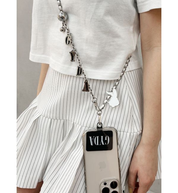 GYDA「GYDA original charmスマホショルダ―」|その他|オフホワイト